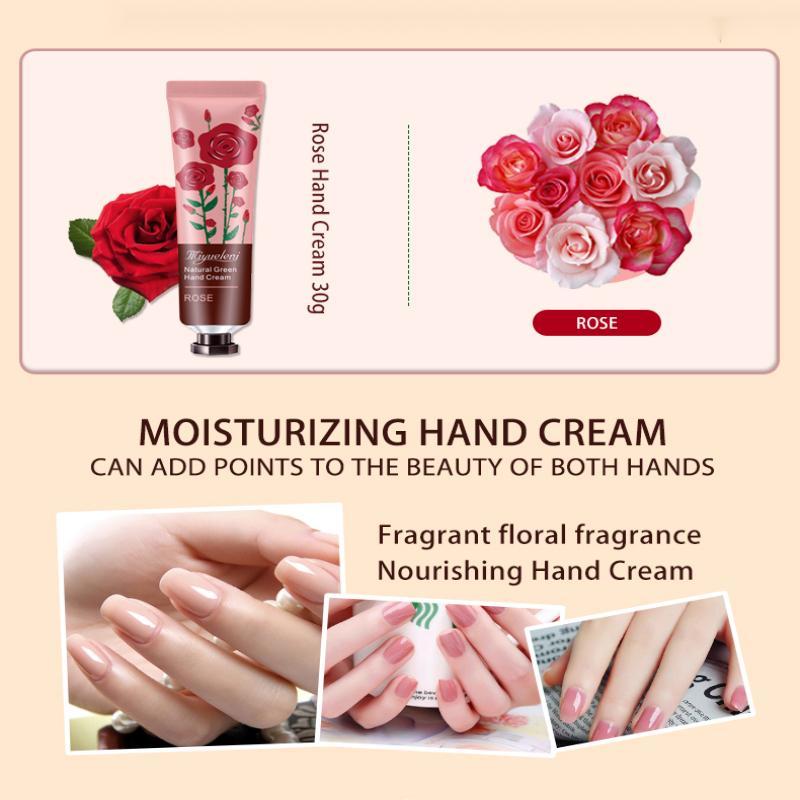 Hand Cream Set, 10pcs set Plant Fragrance Hand Moisturizer, Hydrating Hand Lotion, Anti-cracking Hand Care Product for Women & Men