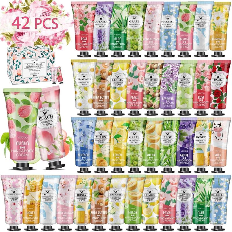 42 Pack Hand Cream Gifts Set for Women, Christmas Gifts for Women,Thank You Gifts,Stocking Stuffers for Adults,Appreciation Gifts,Hand Lotion Travel Size in Bulk for Dry Cracked Hands,Mini Hand Lotion