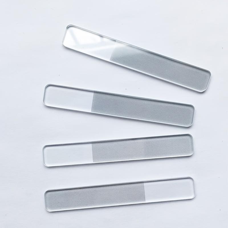 Clear Glass Nail File, Portable Nail Polish Tool, Great for Daily Nail Care & Nail Art, Manicure Nail Polishing File