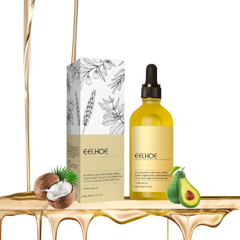 Veganic Natural Hair Growth Oil, Eelhoe Improves Blood Circulation,Reduce Hair Loss,For Dry Damaged Hair