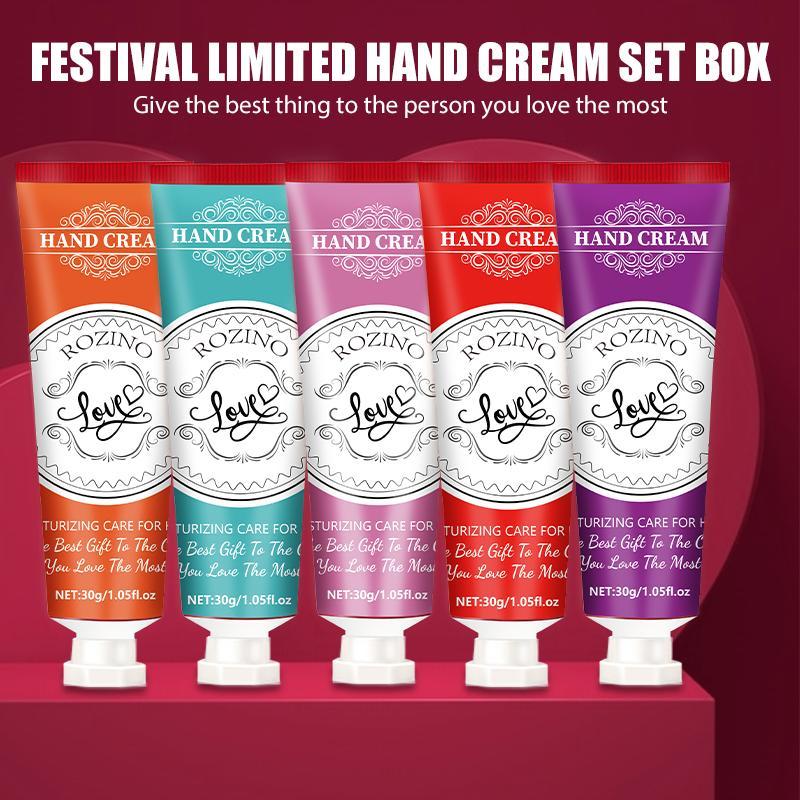 Non-greasy Moisturizing Hand Cream, 10pcs set Natural Scented Hand Lotion for Women & Men