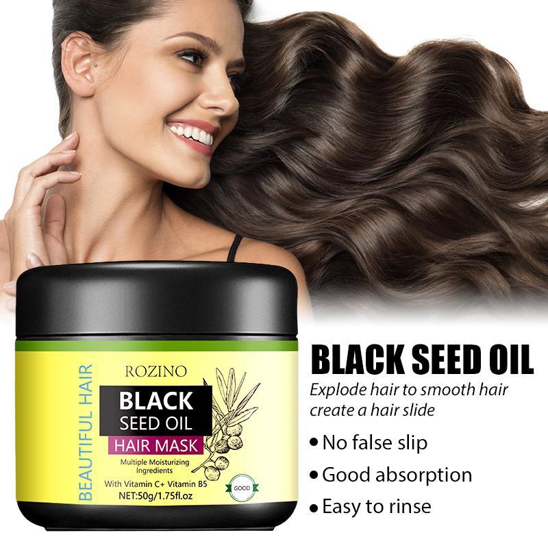 50g Black Seed Oil Hair Mask, 1 Box Moisturizing & Shining Hair Conditioner Hair Care Mask for Women