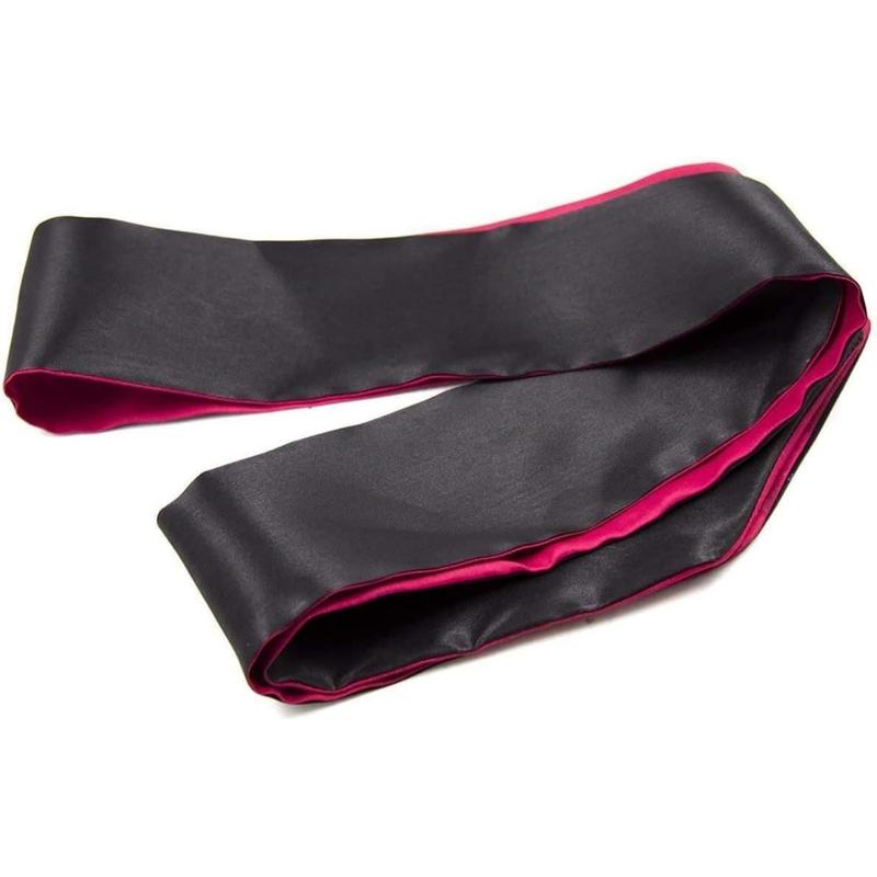 Soft Satin Eye Mask Blindfold Comfortable Sleeping Masks - 59 in x 2.8 in