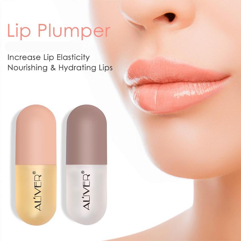 Day & Night Lip Plumper, 2 Counts box Moisturizing Lip Plumper, Hydrating & Nourishing Lip Care Product for Women & Girls