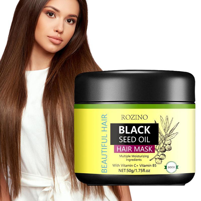 50g Black Seed Oil Hair Mask, 1 Box Moisturizing & Shining Hair Conditioner Hair Care Mask for Women