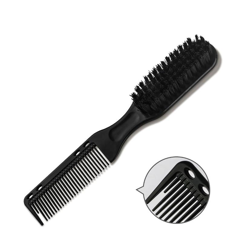 Double-sided Beard Brush for Men, Beard Styling Comb, Men's Beard and Mustache Grooming Brush, Hair Oil Brush for Barber, Comfort Hygiene Product, Christmas Gift