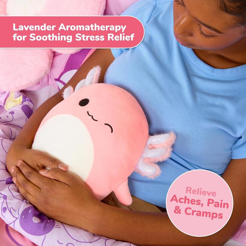 Squish Baby Archie The Axolotl - Lavender Scented Heating Pad for Cramps, Heating Pad for Cramps