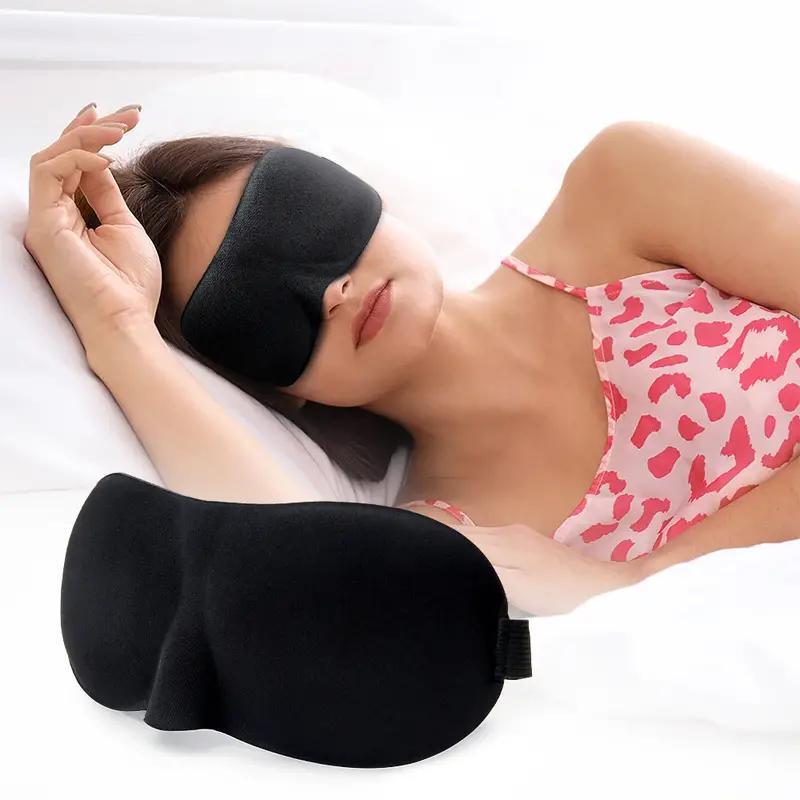 3D Eye Mask, 1 Count Soft Comfortable Eye Cover for Sleeping, Stereoscopic Sleep Blindfold Eye Mask for Men & Women