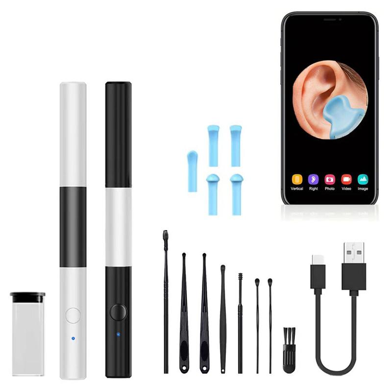 Intelligent Visual Ear Scoop, 1 Box USB Ear Cleaner with Ear Camera, Earwax Remover Ear Pick with LED Light for Earwax Cleaning