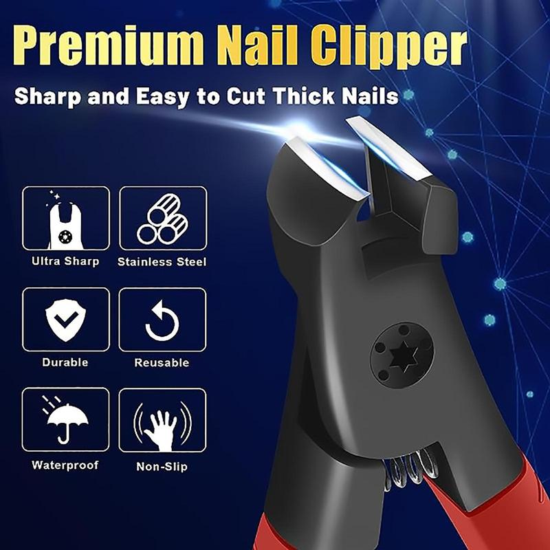 Long Handle Ultra Sharp Toe Nail Clippers, Adults & Seniors Nail Clippers, Professional Manicure & Pedicure Tool for Men & Women, Personal Nail Care Accessories, Nail Supplies, Christmas, Christmas Gift