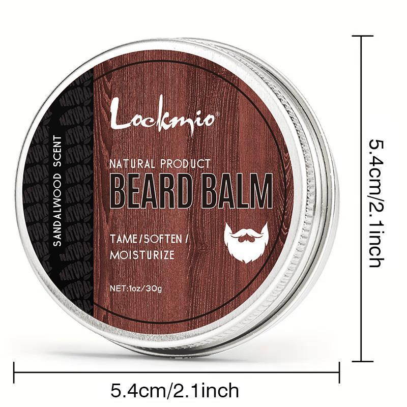 30g Beard Balm, Beard Care Balm, Men's Care Beard Oil, Deep Cleaning Beard Oil, Hair Care Product for Men