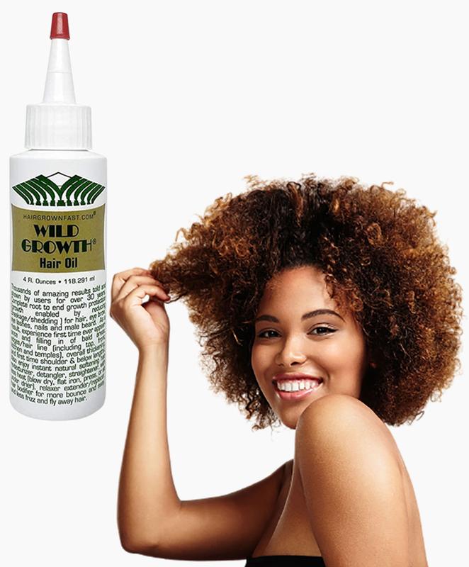 Wild Growth Hair Oil 4 Oz - Natural Haircare for Comfortable Hair