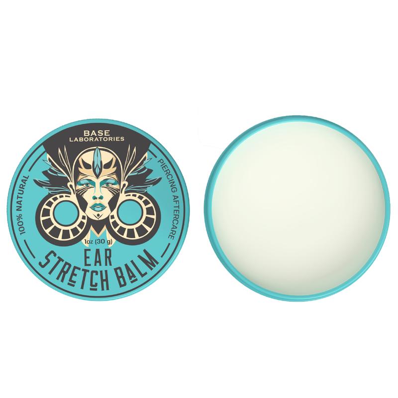 Natural Ear Stretching Balm - Your Essential Aftercare for Gauges, Tapers, and Plugs