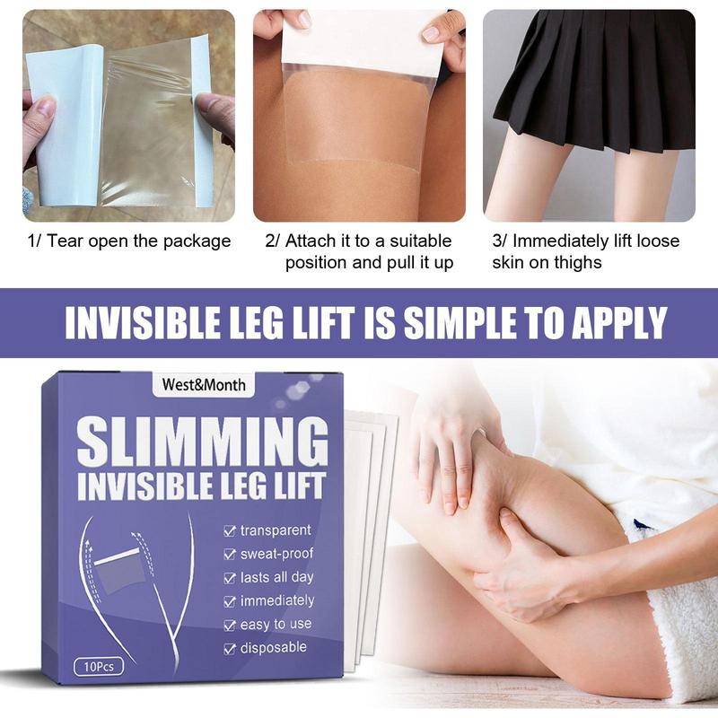 Leg Lifting Sticker, 2 Boxes Invisible Leg Shaping Sticker, Body Care Kit for Women, Fitness Accessories for Home Gym