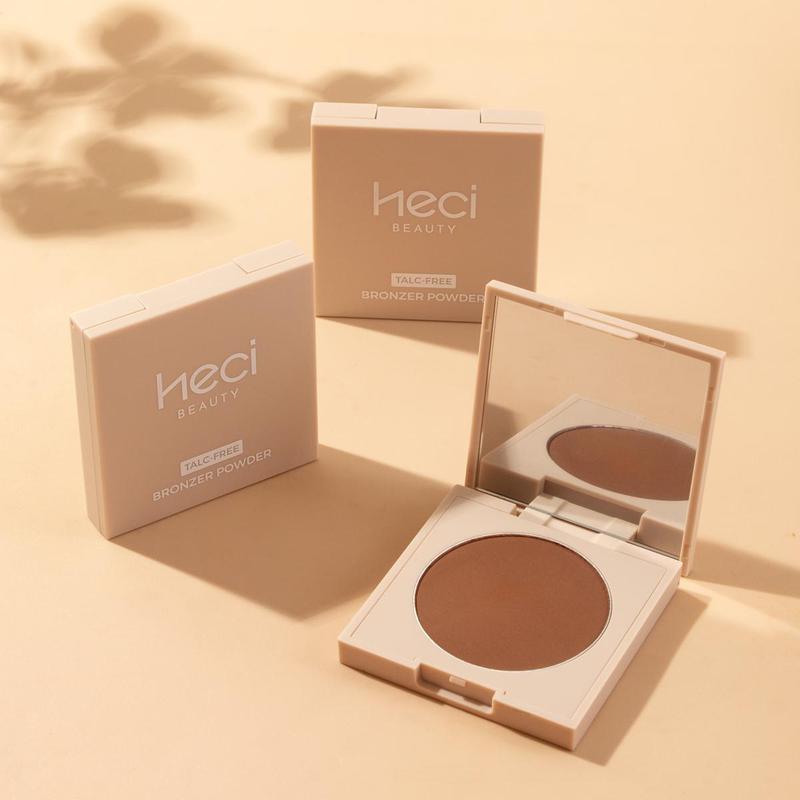 Long-lasting Lightweight Matte Bronzer, Natural Look Bronzer Powder, Smooth and Fine Powder Makeup Highlighter