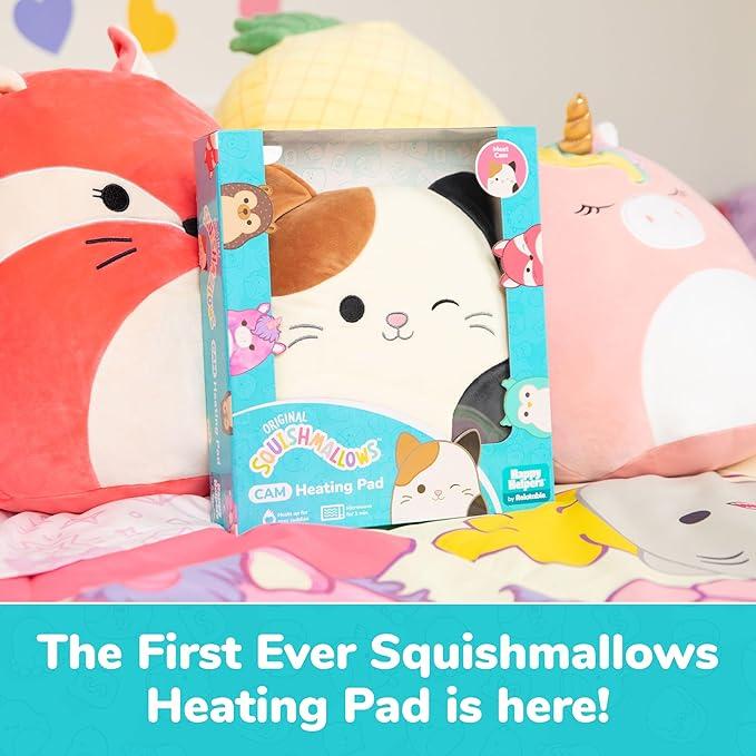 Squishmallows Cam Heating Pad for Cramps by Relatable – Hot & Cold Therapy, Electric & Manual Massage Therapy – Perfect Gift for Cramps Relief Comfort