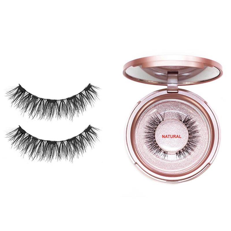 Magnetic Eyeliner & 3D Eyelashes Kit – Waterproof Makeup Set with Tweezers, Mirror, and Reusable Lashes