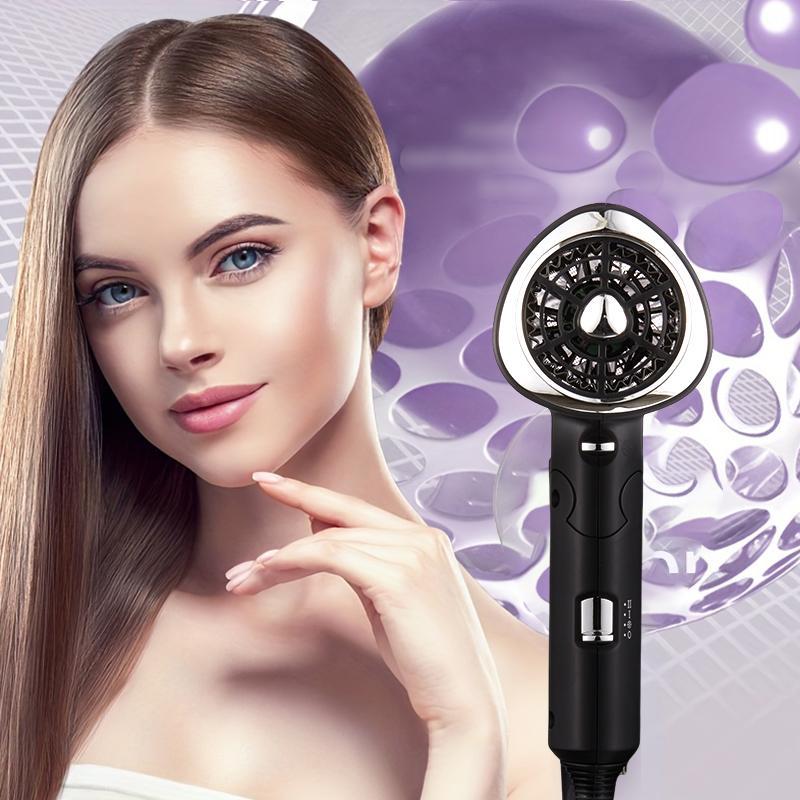 Foldable Electric Hair Dryer, Hair Drying Machine with 3 Heat Modes, Professional Hair Styling Tools for Women & Men