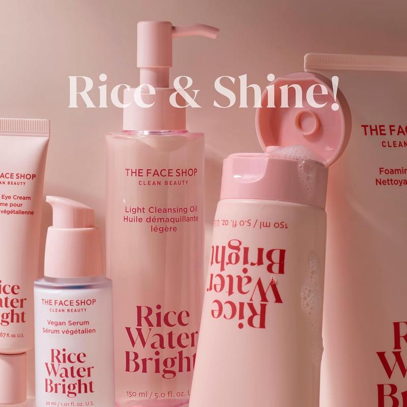 Rice Water Bright Travel Kit - 4-Piece Set for Moisturizing and Cleansing Cleanser Moisture