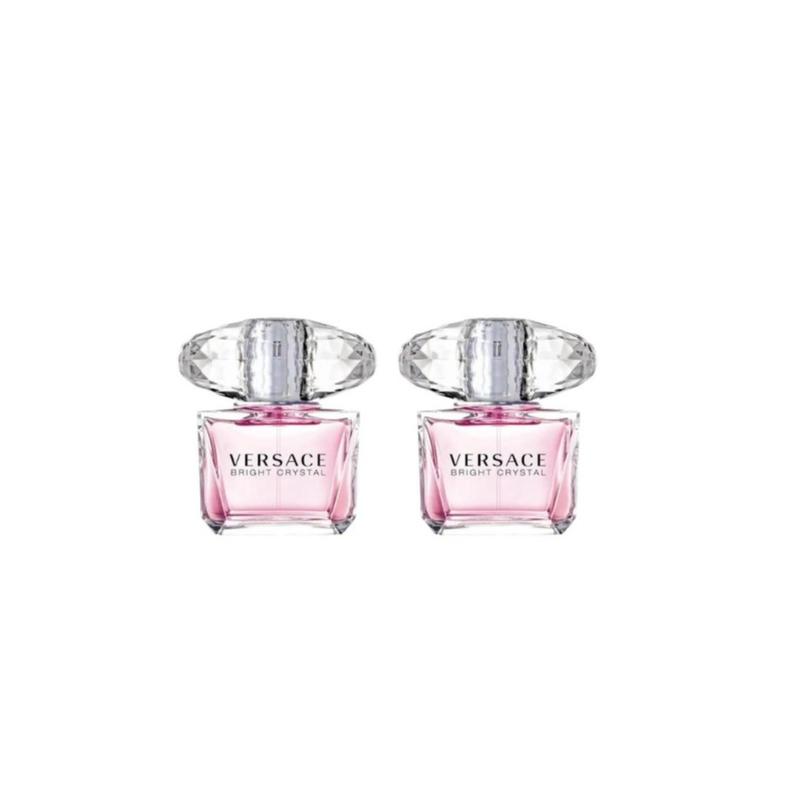 2 Pack of Versace Bright Crystal Mini Pair - 0.17oz 5ml EDT Perfume