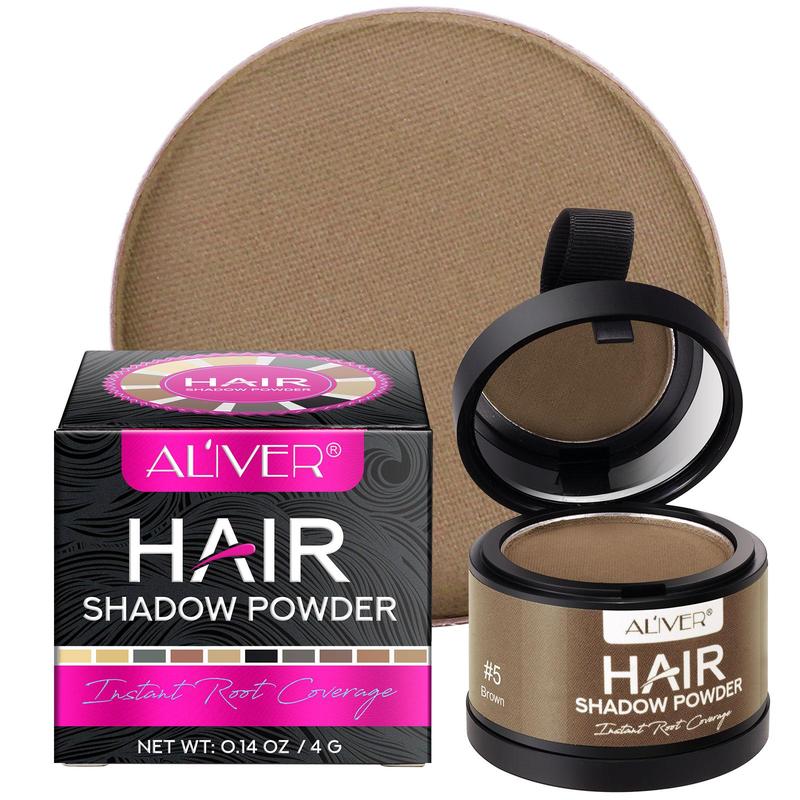 Hair Shadow Powder, 1 Box Natural Hairline Powder, Waterproof and Sweat-proof Hair Powder, Suitable for Men and Women