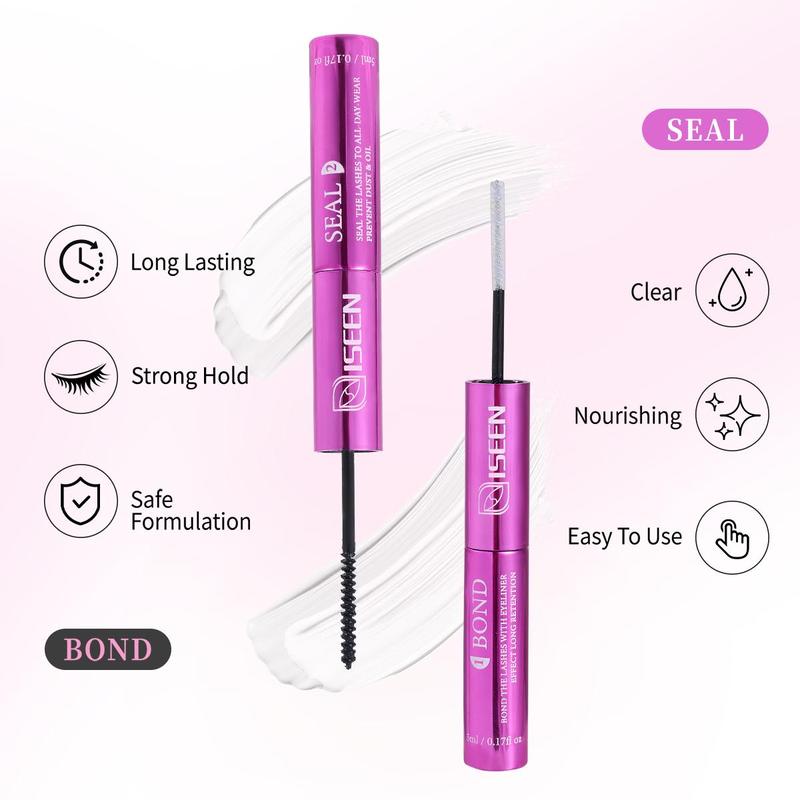 Professional Eyelash Extension Tools (4 Counts set), Eyelash Remover & Lash Glue & Tweezers & Eyeliner Pencil for Eyelash Extension, Gentle Eye Cosmetic Tools