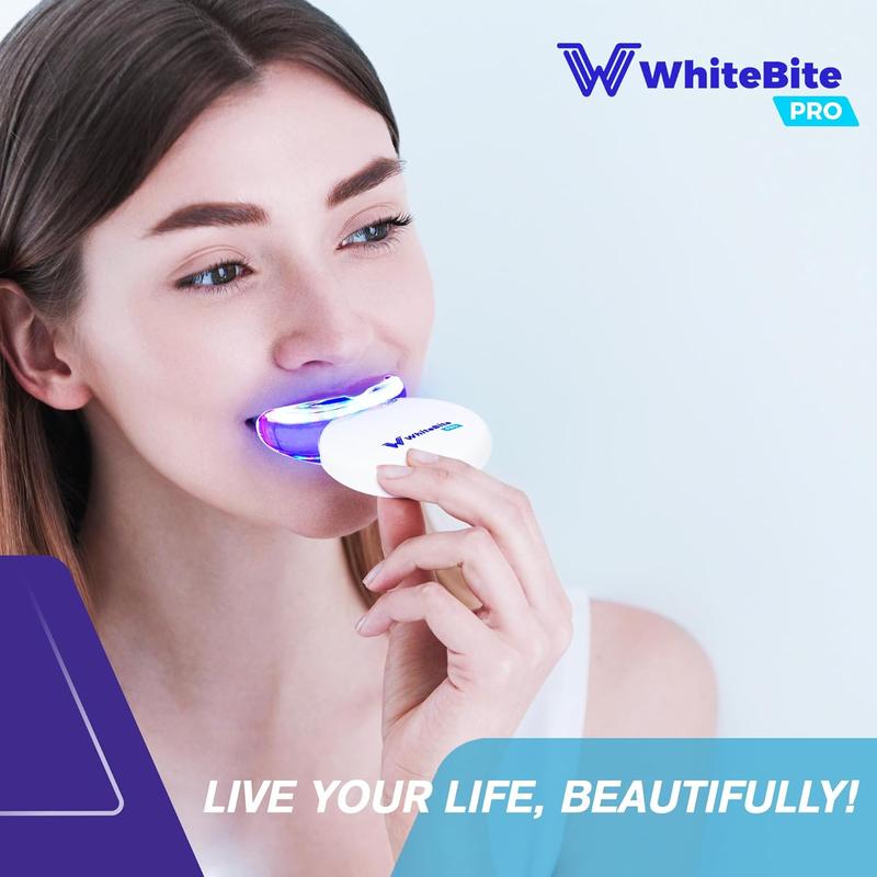 Teeth Whitening Kit: 32X LED Light & Carbamide Peroxide Gel for Sensitive Teeth – Professional Whitener with Mouth Tray for a Radiant, Bright Smile