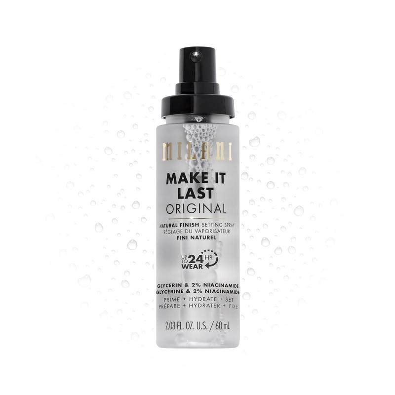 Milani Make It Last Original - Natural Finish Setting Spray 3-in-1 Setting Spray and Primer- Prime + Correct + Set Makeup Finishing Spray and Primer - Long Lasting Makeup Primer and Spray Cosmetic