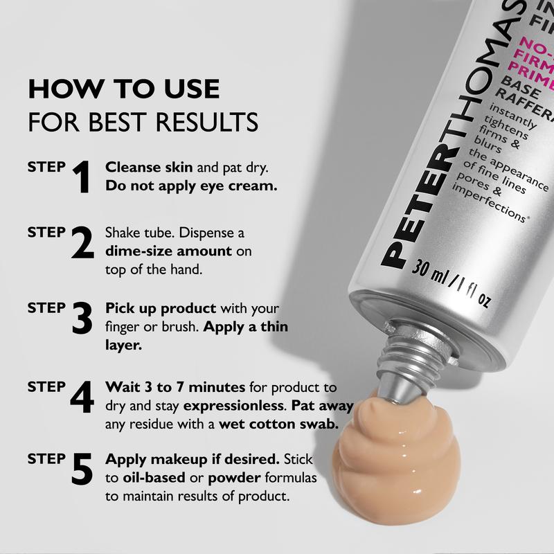 Peter Thomas Roth Instant FIRMx No-Filter Firming Primer, Tighten, Firm and Blur Skin for Flawless Makeup Application, Reduce Appearance of Fine Lines