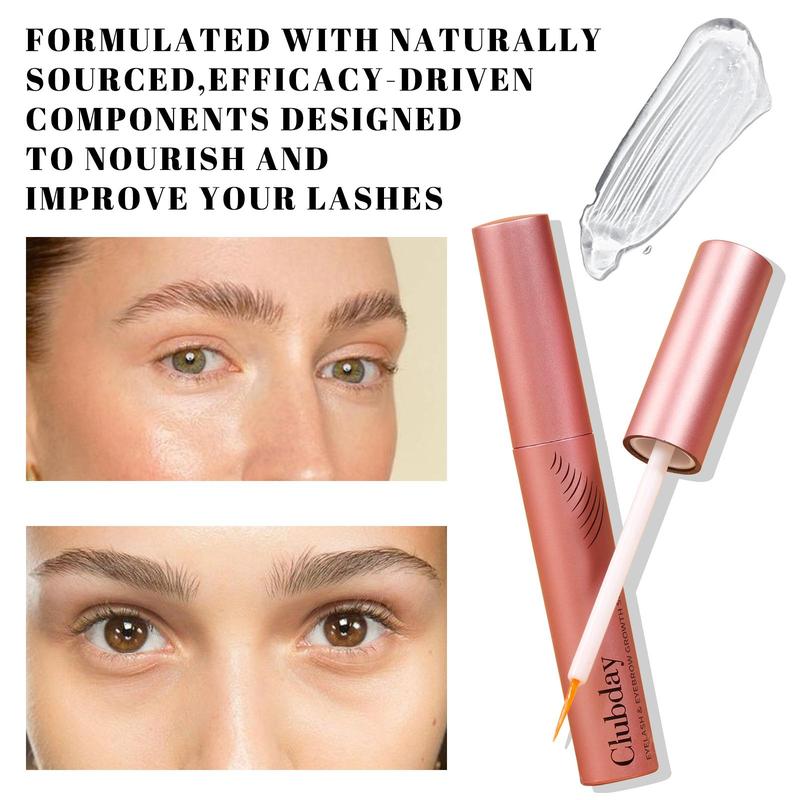 Long Lasting Eyelash Serum, Natural Curl Eyelashes Essence, Eye Lash Extensions Makeup Product for Women & Girls