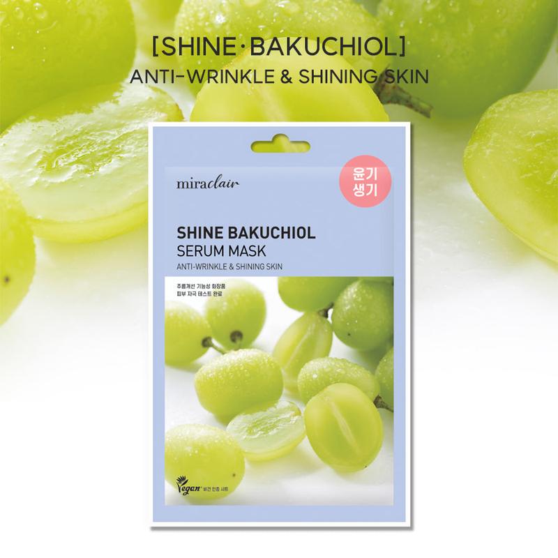 miraclair Shine Bakuchiol Serum Mask