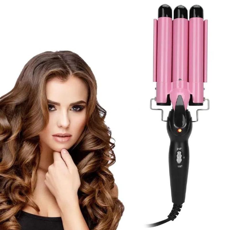 3-barrel Electric Hair Curler, 1 Box Fast Heated Hair Curler, Hair Curls Iron, Hair Curling Iron for Fall, Professional Hair Styling Tool for Women, Efficient Hair Styling Tools, Ideal Gift for Christmas, Winter Gift, Birthday Gifts