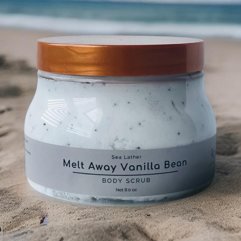 Melt Away Vanilla Bean Sea Salt Body Scrub Skin Care