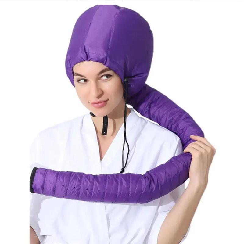 Portable Hair Drying Cap, Hood Hair Dryer for Home & Salon Use, Hair Steamer for Hairdressing and Styling, Soft Hair Dry Wrap