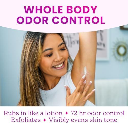 Lume Whole Body Deodorant - 72 Hour Odor Control - Aluminum Free, Baking Soda Free - Peony Rose