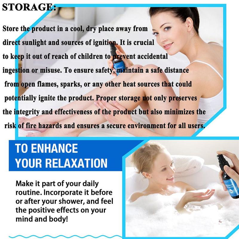 60ml Pure Magnesium Oil Spray, Multi-functional Moisturizing Body Skincare Oil, Hydrating Body Care Liquid for Women & Men, Back to School, Christmas Gift