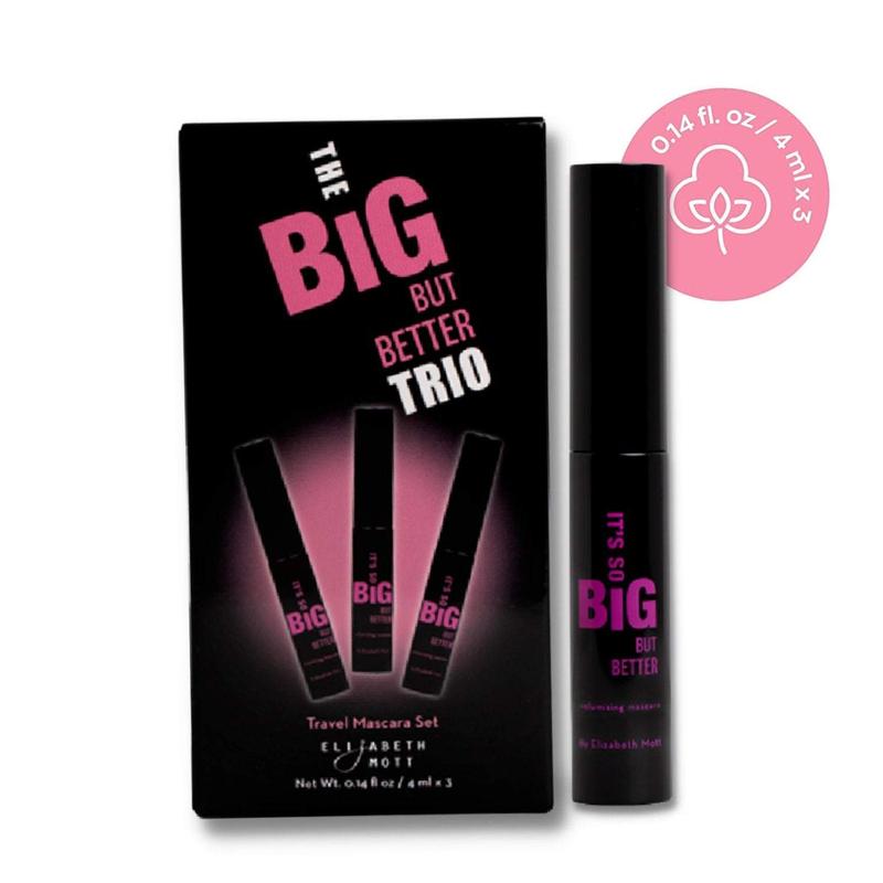 Elizabeth Mott - It's So Big But Better Volumizing Mascara Trio (3-Pack Travel Size)