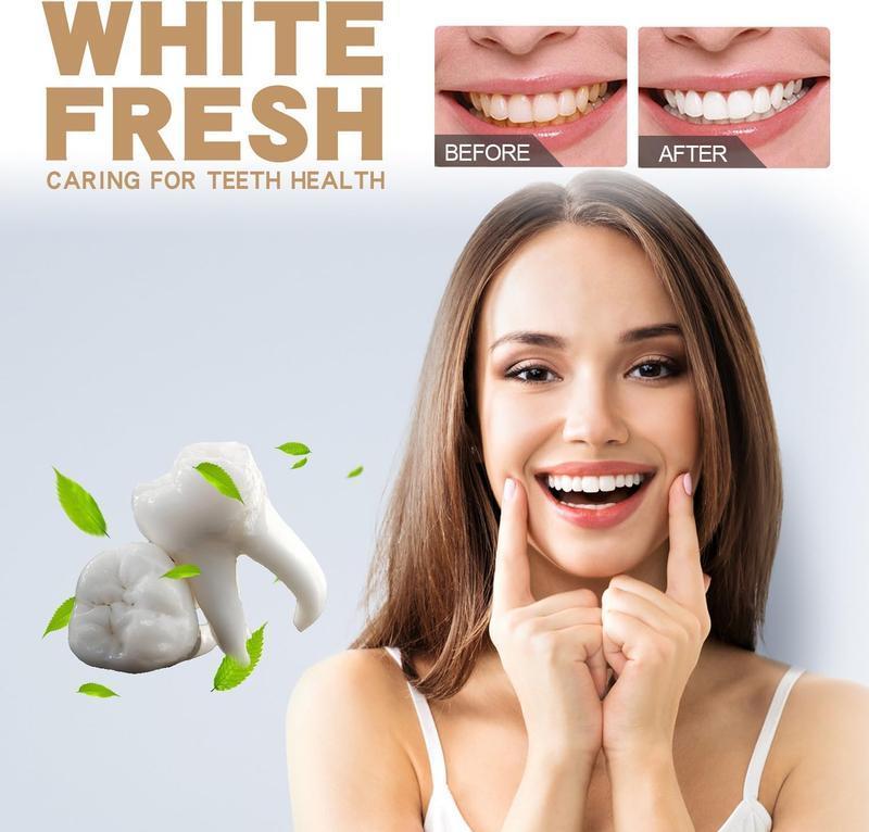 [Black Friday]NASHUDA SP-8[Triple Whitening] Probiotic Whitening Toothpaste,Free of Fluoride,Hydroxyapatite,Anti plaque, Oral Health Management