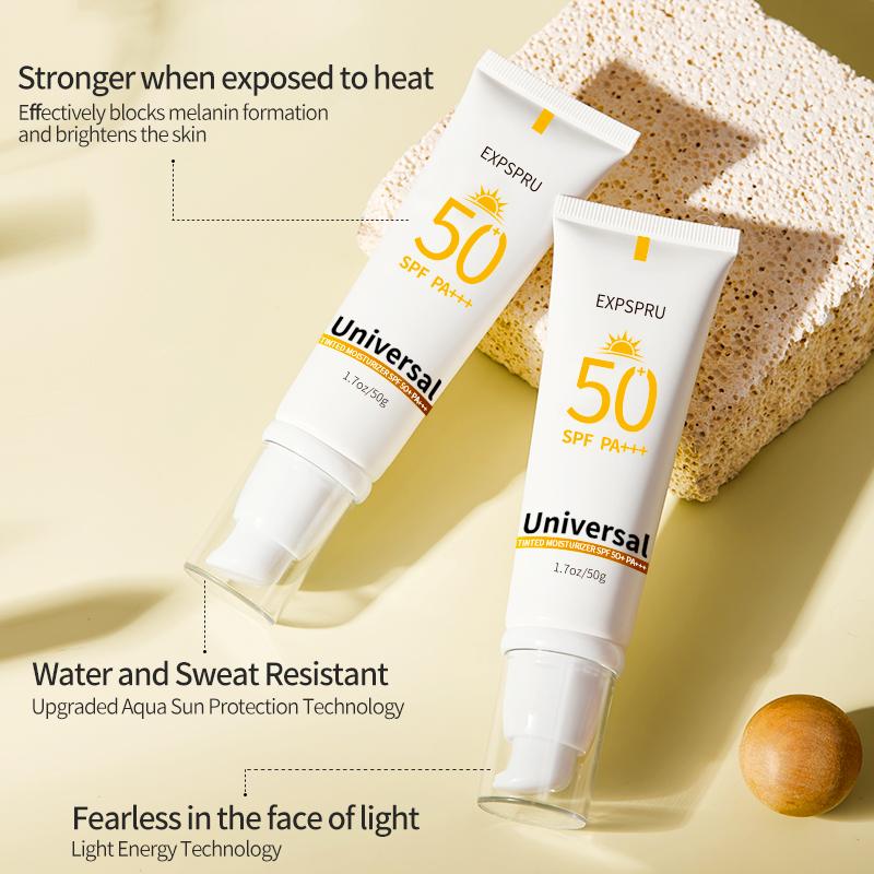 sunscreen to prevent sunburn and tanning SPF 50+ PA+++