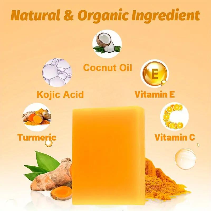 Turmeric Kojic Acid Soap and Retinol for Face and Body