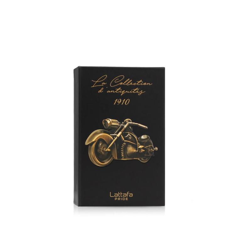 Lattafa La Collection D’Antiquity Bike 1910 20ML )0.68 Oz) EDP - Unisex Pocket Fragrance For On The Go Use! Long Lasting Fragrance With Notes of Apple