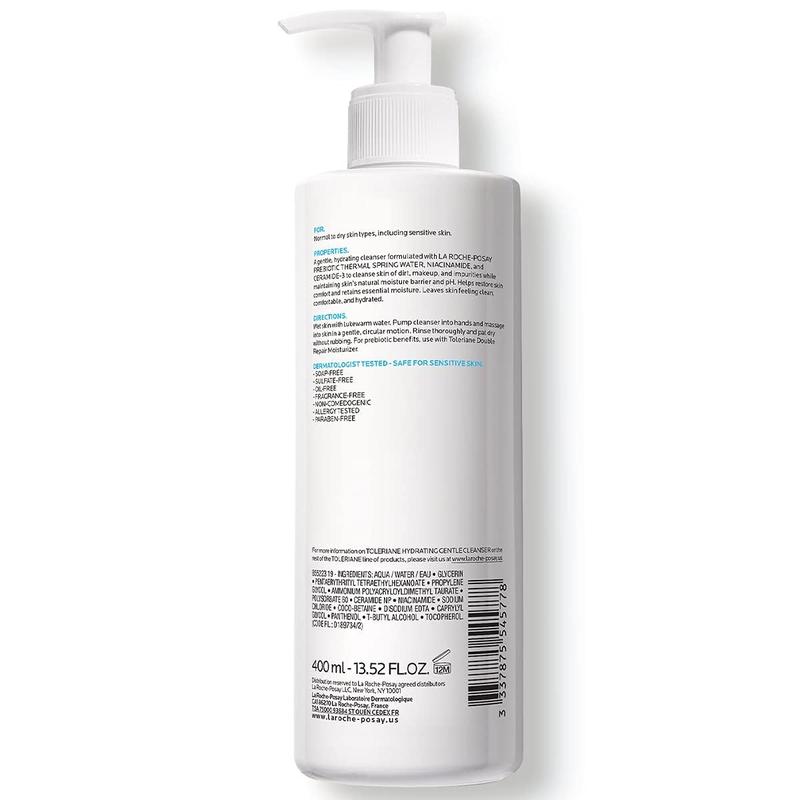 La Roche-Posay Lipikar AP+ Gentle Foaming Moisturizing Wash | Shea Butter + Niacinamide + Glycerin | Moisturizing Body Wash & Face Wash For Dry Skin | National Eczema Association Accepted | Soap Free