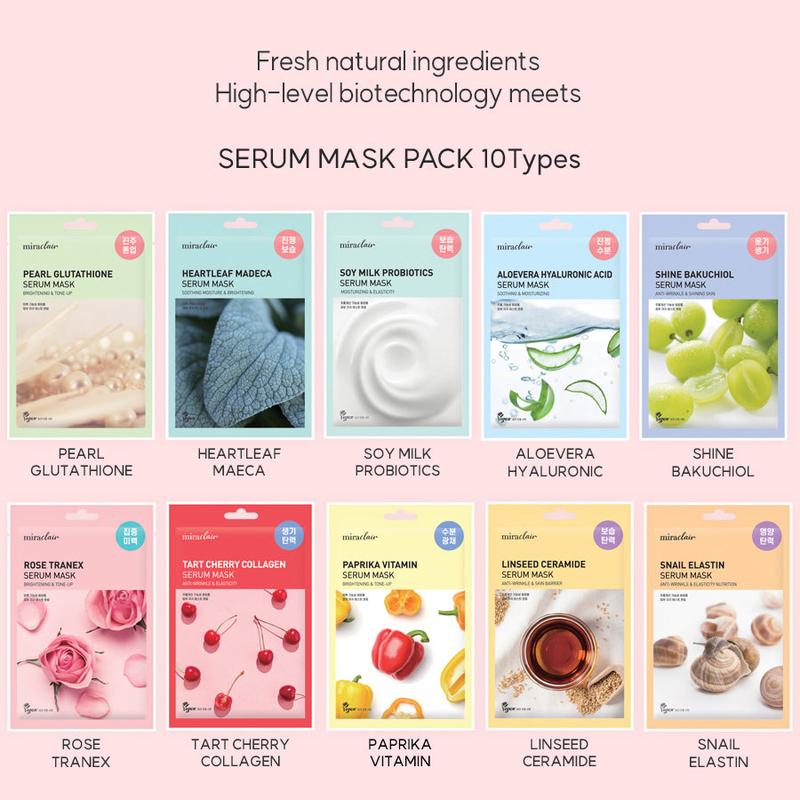 miraclair Shine Bakuchiol Serum Mask