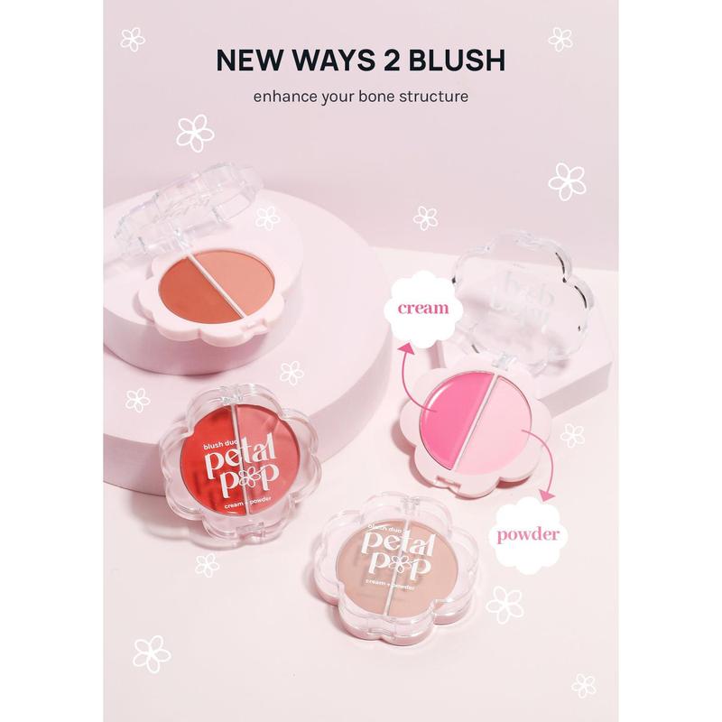 AOA Petal Pop Blush Duo Cream + Powder