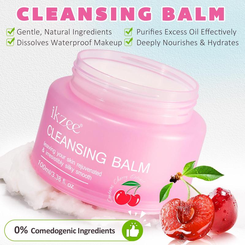 Cleansing Balm, 1 Box Deep Cleansing Makeup Remover, Quickly Emulsify Face Makeup Remover, Portable Makeup Remover Suitable for All Skin Types