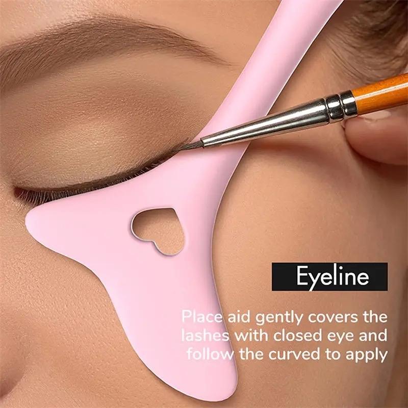 Reusable eyeliner drawing corrector Applicator Makeup Silicone Cosmetic