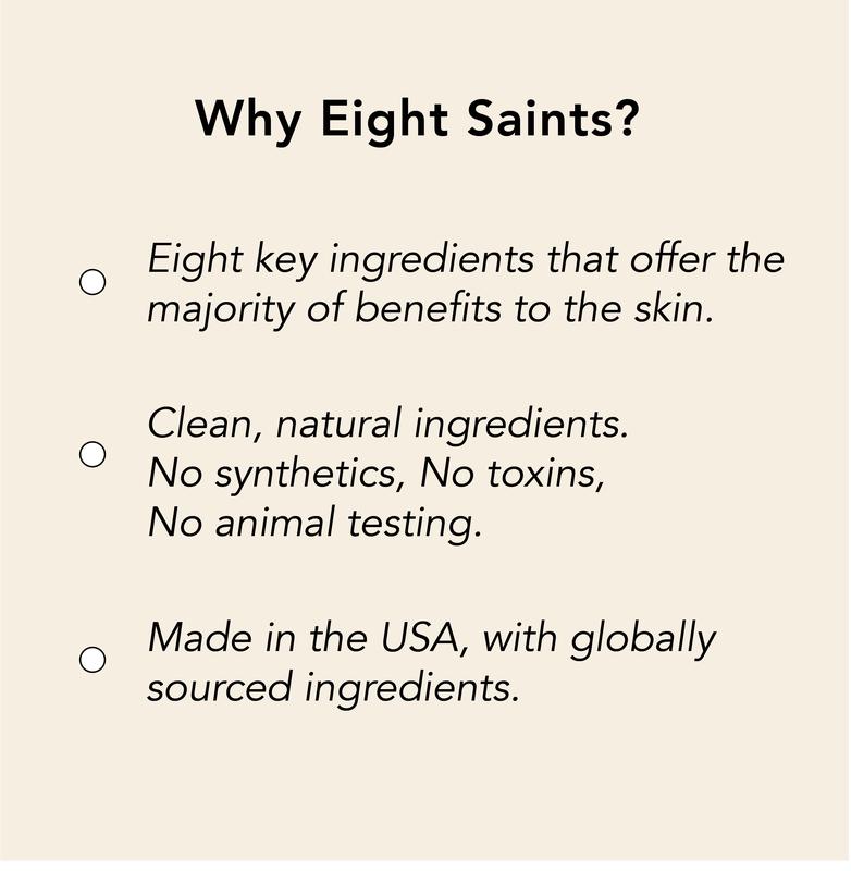 Eight Saints Skincare Pep Rally Pure Hyaluronic Acid Serum for Face Plumping, Natural and Organic Vitamin C Face Serum with Vitamin E for Fine Lines, Reduces Wrinkles, Firming, Hydrating, Anti-Aging, 1 Oz