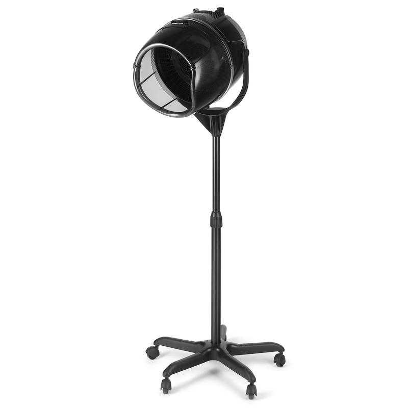 Artist Hand Bonnet Hair Dryer Adjustable Professional Hood Dryer Stand Up Rolling Base with Wheels Salon Equipment