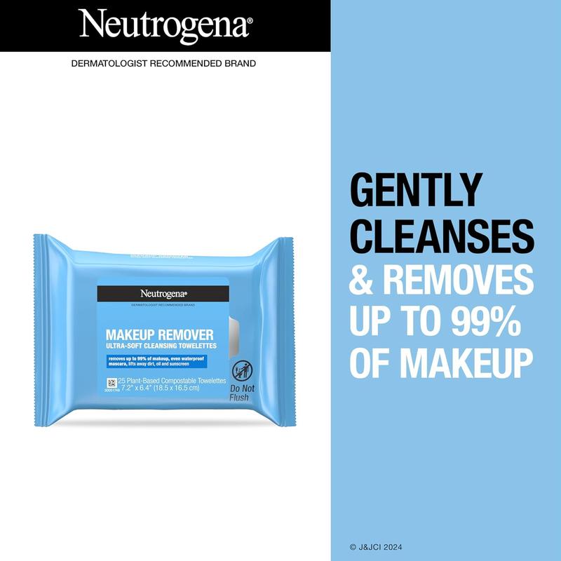 Neutrogena Makeup Remover Wipes, Individually Wrapped Daily Face Wipes for Waterproof Makeup, Travel & On-The-Go Singles, 20 Count no brand