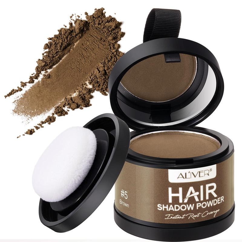 Hair Shadow Powder, 1 Box Natural Hairline Powder, Waterproof and Sweat-proof Hair Powder, Suitable for Men and Women